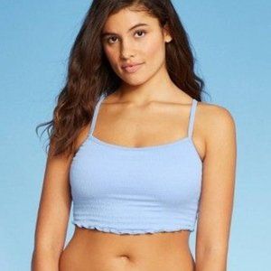 Xhilaration Juniors' Textured Cami Tank Bikini Top